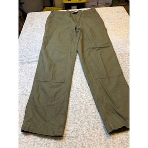 Alpine Design Mens Vintage Olive Utility Pant Relaxed Fit 32x30 NWT reiforced kn
